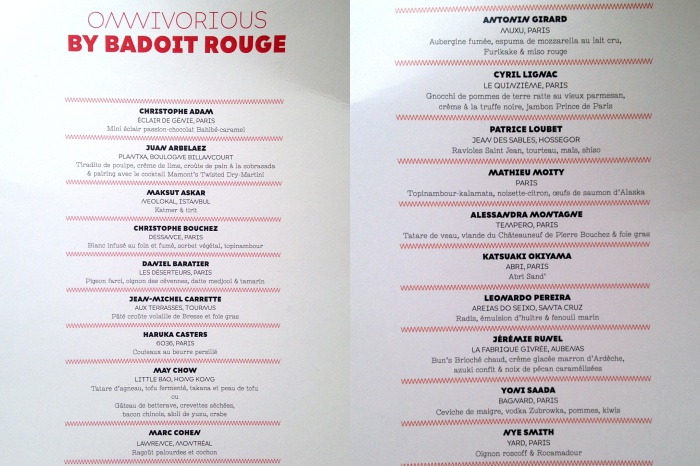 omnivorious party menu